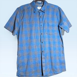 Hurley Bison Woven Short-Sleeve Top - Men’s M